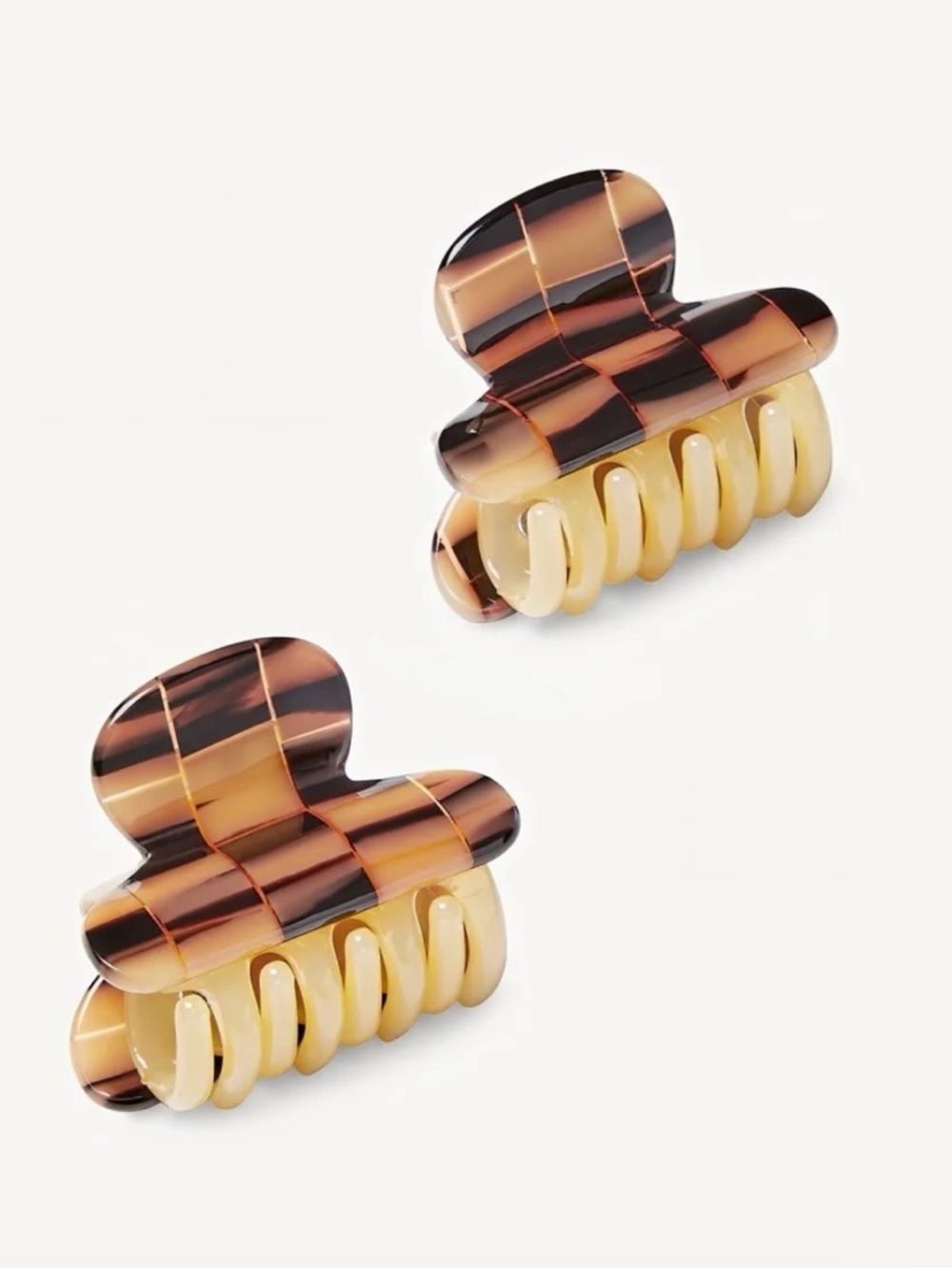 Machete Twin Heirloom Claws in Blonde Checker